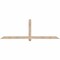 Ekena Millwork Eugene Smooth Timber Gable Bracket, Douglas Fir, 84"W x 28"H x 3 1/2"D x 3 1/2"F, 8/12 Pitch GBW084X28X0404EUG00SDF - alternate 1